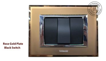 Goldmedal Rose Gold Plate with Black Switch at EA Poonawala