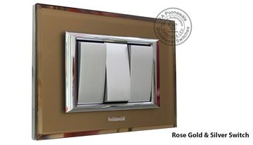 Goldmedal EA Poonawala Rose Gold with Silver Switch