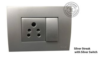 EA Poonawala Bella Silver Streak with Silver Switch