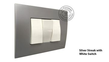 EA Poonawala Bella Silver Streak with White Switch