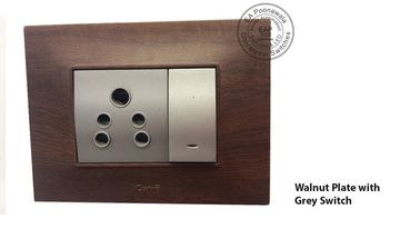 Glassio Black Walnut with Grey Switch EA Poonawala