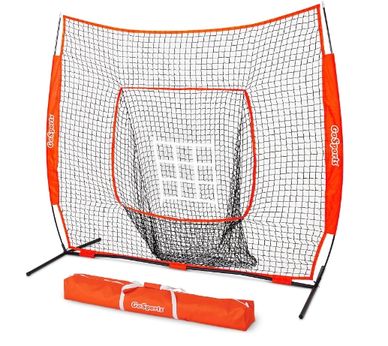 Softball/baseball hitting and pitching net