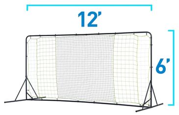 Soccer Rebounder - Tournament Steel Soccer Rebounding Net - Perfect for Backyard Soccer Practice and