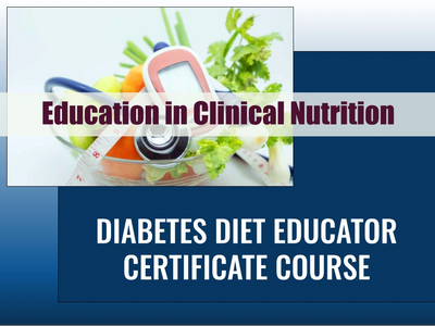 Diabetes Diet Educator Certificate Course
