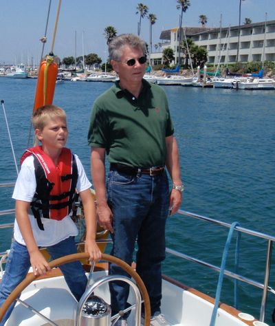 Paul with youngest son (much taller today)