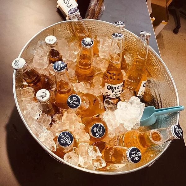 basket full of beer