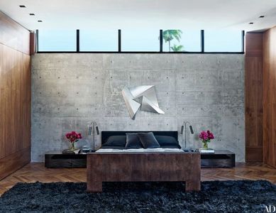  Featured in Architectual Digest
Lega's sculpture is shown in Alex Rodriguez's  bedroom.