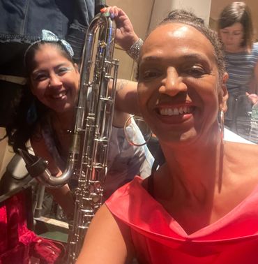 Getting ready for our Carnegie Hall performance with the Creative Ensemble!
