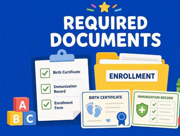 Checklist of required documents for enrollment.