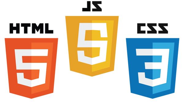 The logos of HTML, CSS, and Javascript