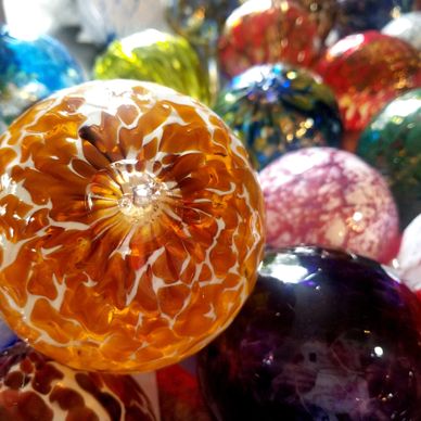 handblown glass balls ornaments