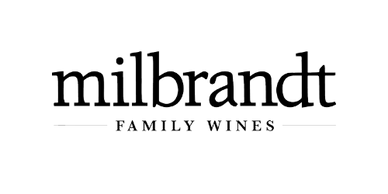 Milbrandt Family Wines logo in black and white.