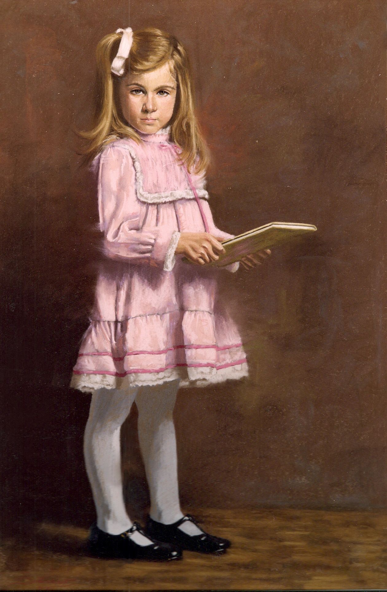 Full-length child portrait commission.