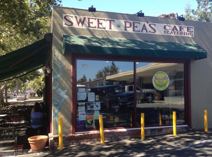 Los Gatos Sweet Pea's Cafe at 453 N. Santa Cruz Avenue