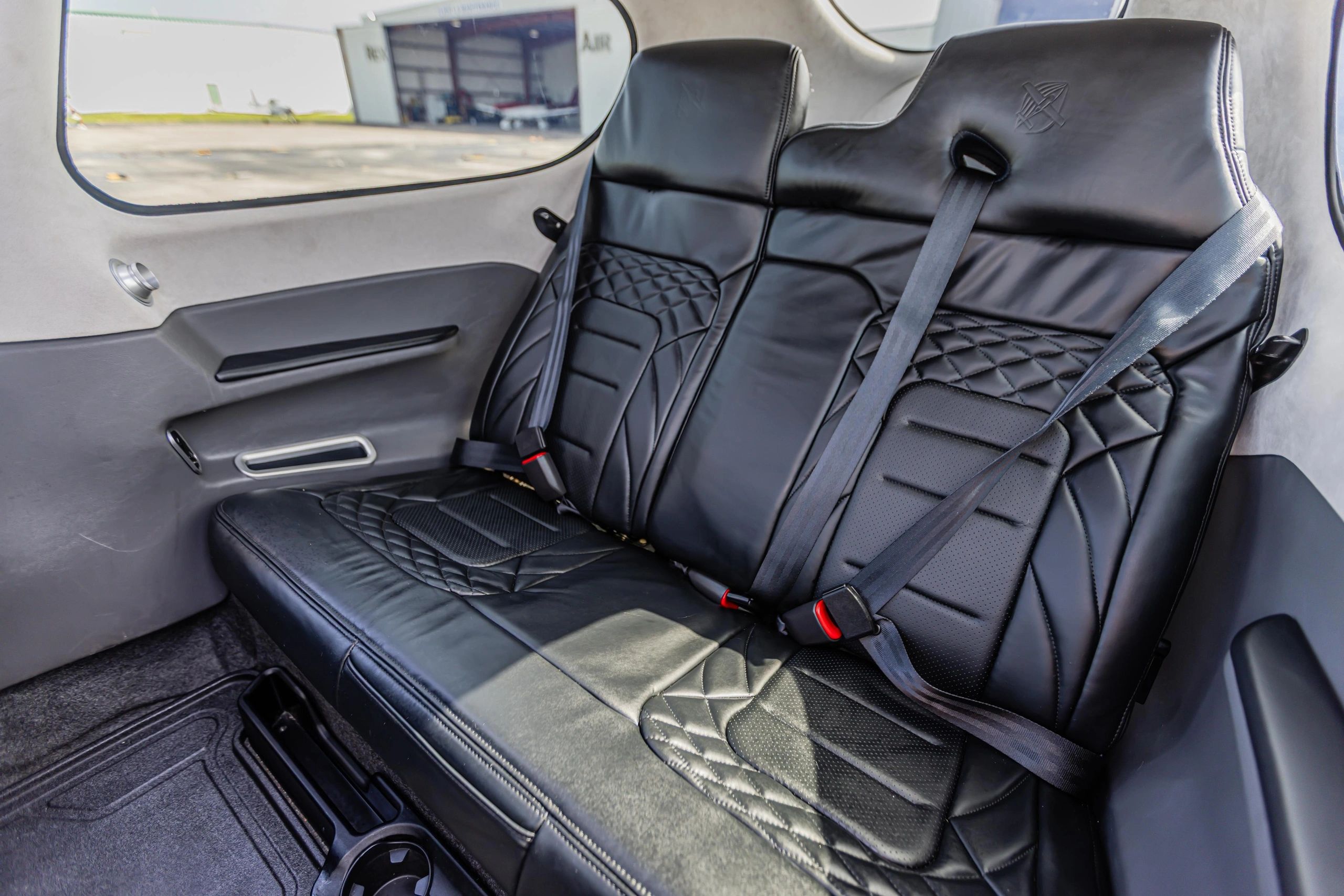 Seating for up to three in the rear