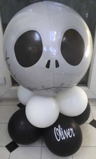 Jack o lantern balloon with any name 