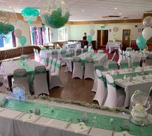 Chair Covers and Sashes, Tablecloths, runners and matching Decor helps your room look amazing ! 