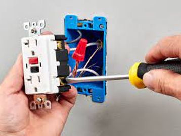 Outlet replacement, GFCI testing, GFCI replacement, light switch repair