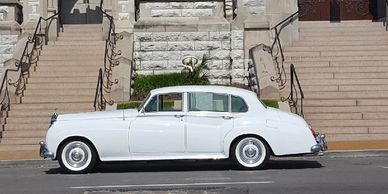 This Silver Cloud is also in high demand for weddings.  Call early to reserve one for