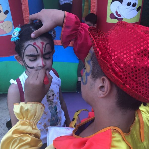 Ramazan etkinliği palyaço yüz boyama hizmeti. Palyaco kiralama