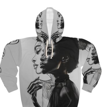 striking contrast in all things Afro, embodies our liquid emotions and ability to adapt to anything.