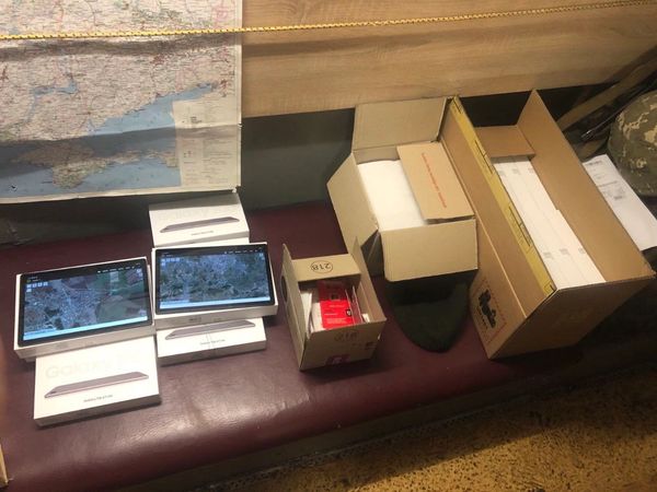 Tablets, flash cards for 40th Artillery Brigade. They are defending Kharkiv