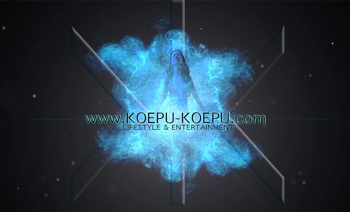 An image of Koepu-Koepu Rising from the stars in space (Her logo appears)