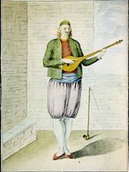 Greek Islander playing Tamboura (18th Century)