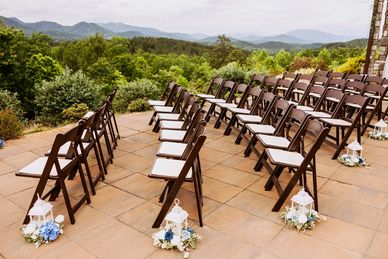 Ceremony setup will be completed prior to your arrival on your wedding day.  Ceremony platform and G