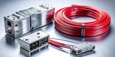 Electromechanical assemblies and wiring harnesses produced by Componexx for telecom applications.