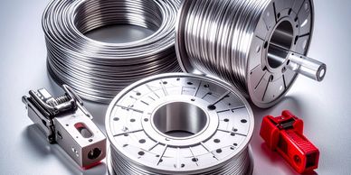 Precision stainless lashing wire and hardware by Componexx, showing metal and wire fabrication exper