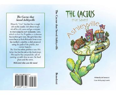 The Cactus that Saved Ashleyville, cover illustration.
