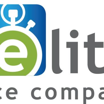 Elite Race Company logo with stopwatch and letter 'e'.