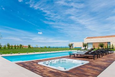 Hit tub and swimming pool Istria, Croatia Villa Sanpadeo Brtonigla