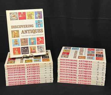 Set of 20 Discovering Antiques Books, Story of World Antiques