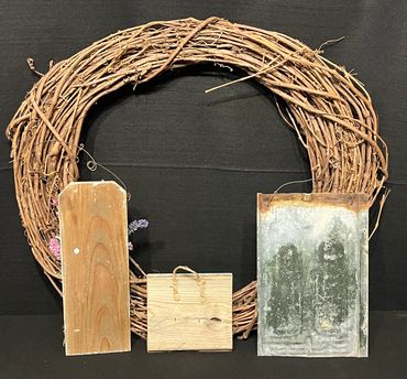 Large 30" Grape Vine Wreath