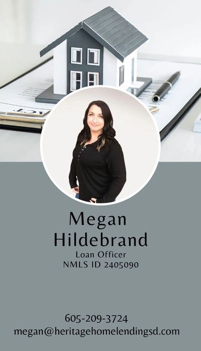Megan Hildebrand Mortgage Broker with Heritage Home Lending in Rapid City, SD