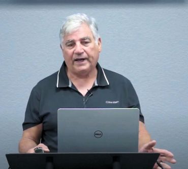 Dr John Domino, Instructor Faith Bible School class photo