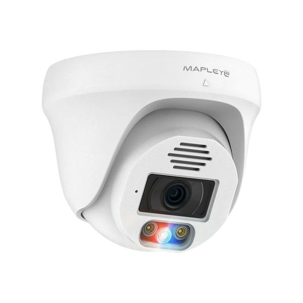 MY-E2T5-I3MC-P/2
Mapleye 5mp Turret IP Security camera with red and blue motion lights color night v