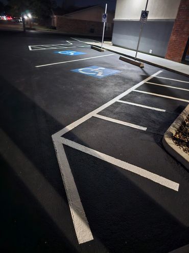 Sealcoating & restriping project