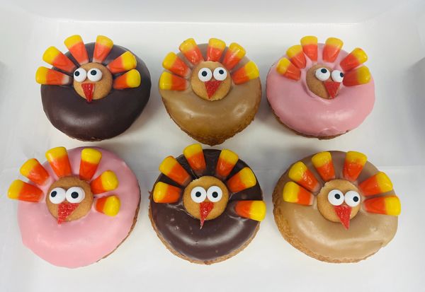 Thanksgiving donuts available now. Preorder are appreciated.