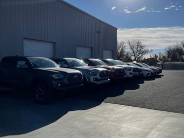 Ceramic Solar UV tint applied to a fleet of trucks