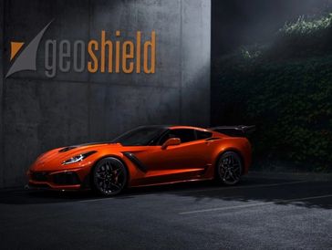 Geo Shield nano ceramic film applied to orange sports car