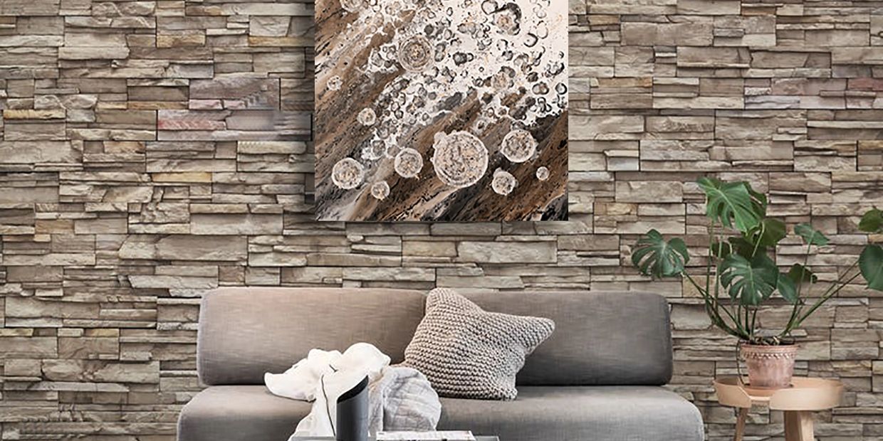 Acrylic abstract artist, Rosemary Craig's Epiphany