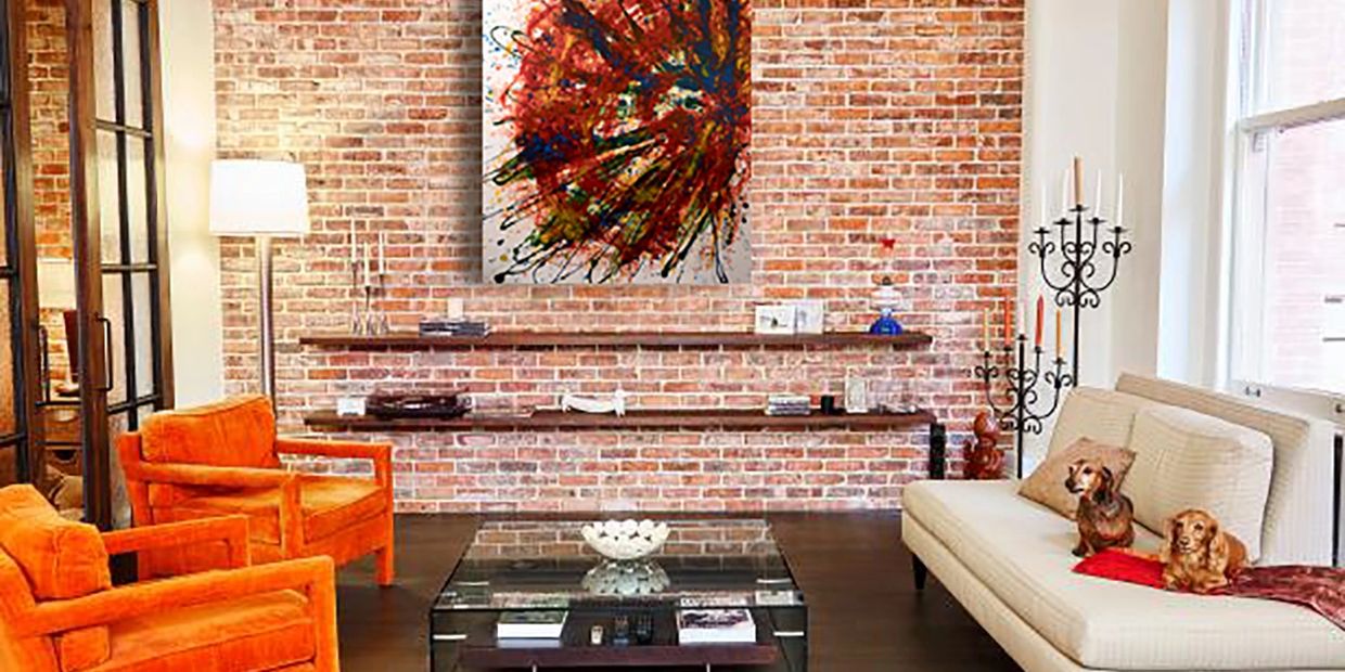 Acrylic abstract artist, Rosemary Craig's Our Interminable Pull