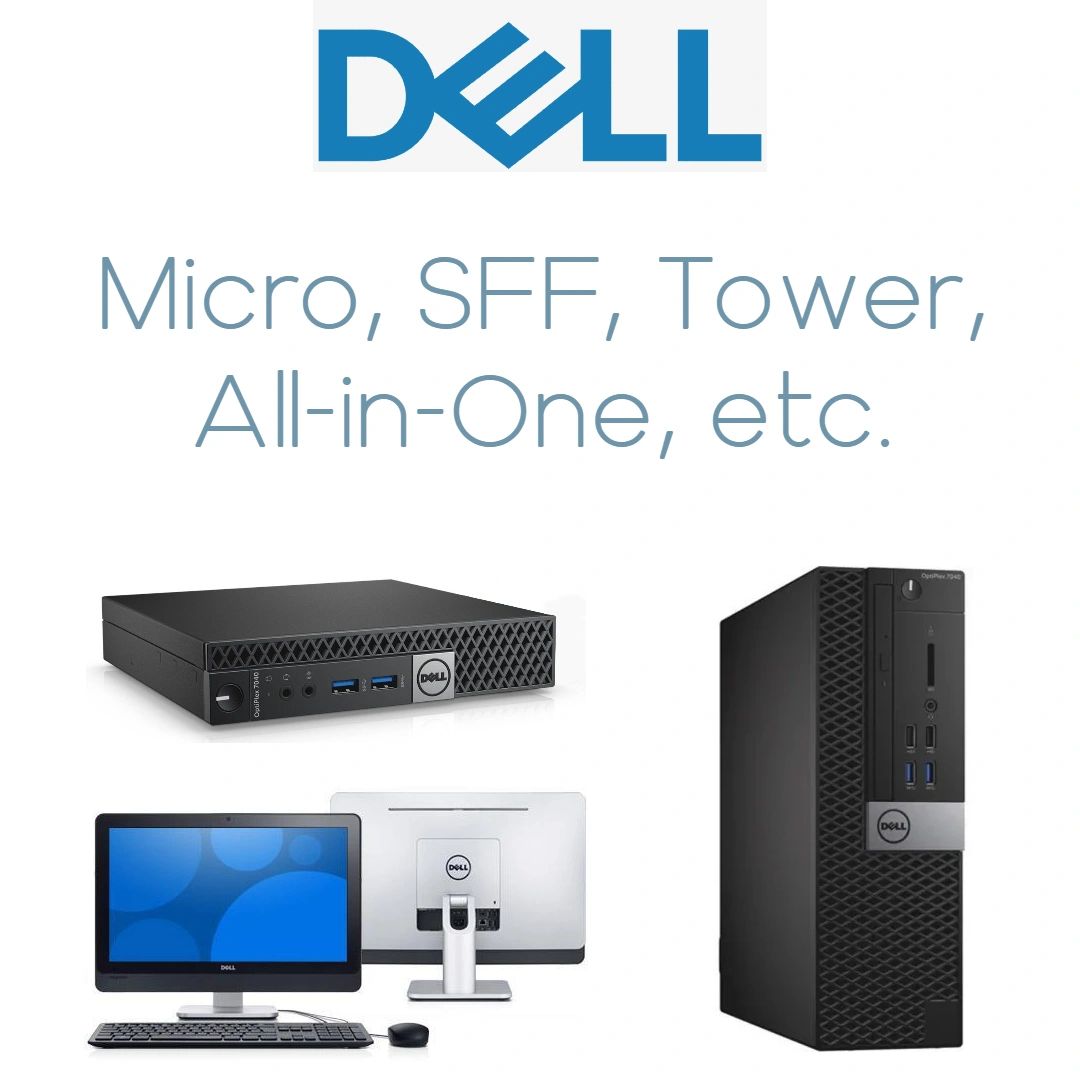 Dell Student Desktops. Student Micro, Student SFF Computers, Tower Desktops, All in one Computers