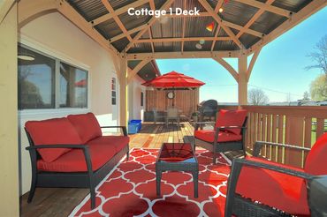 Cottage # 1 Deck Area