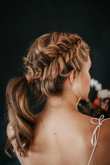 Bridal hair Cornwall