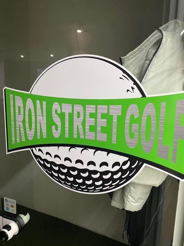 Iron Street Golf Entrance