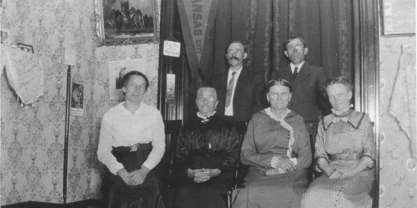 Left to Right
Albert and Frank Triebes
Augusta, Henrietta, Bertha? and Martha